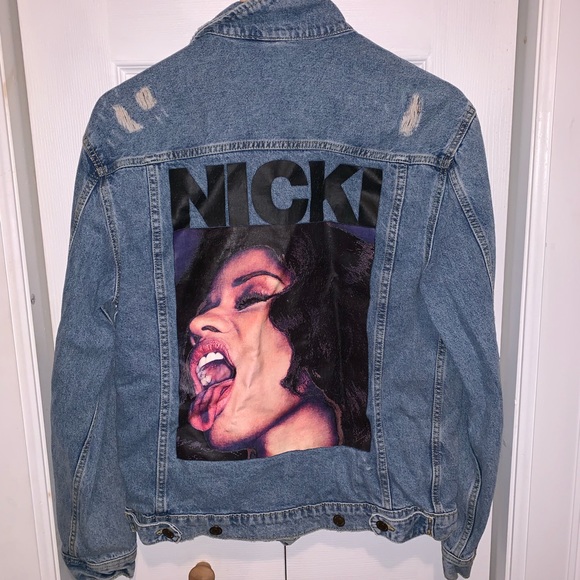 h&m nicki minaj denim jacket